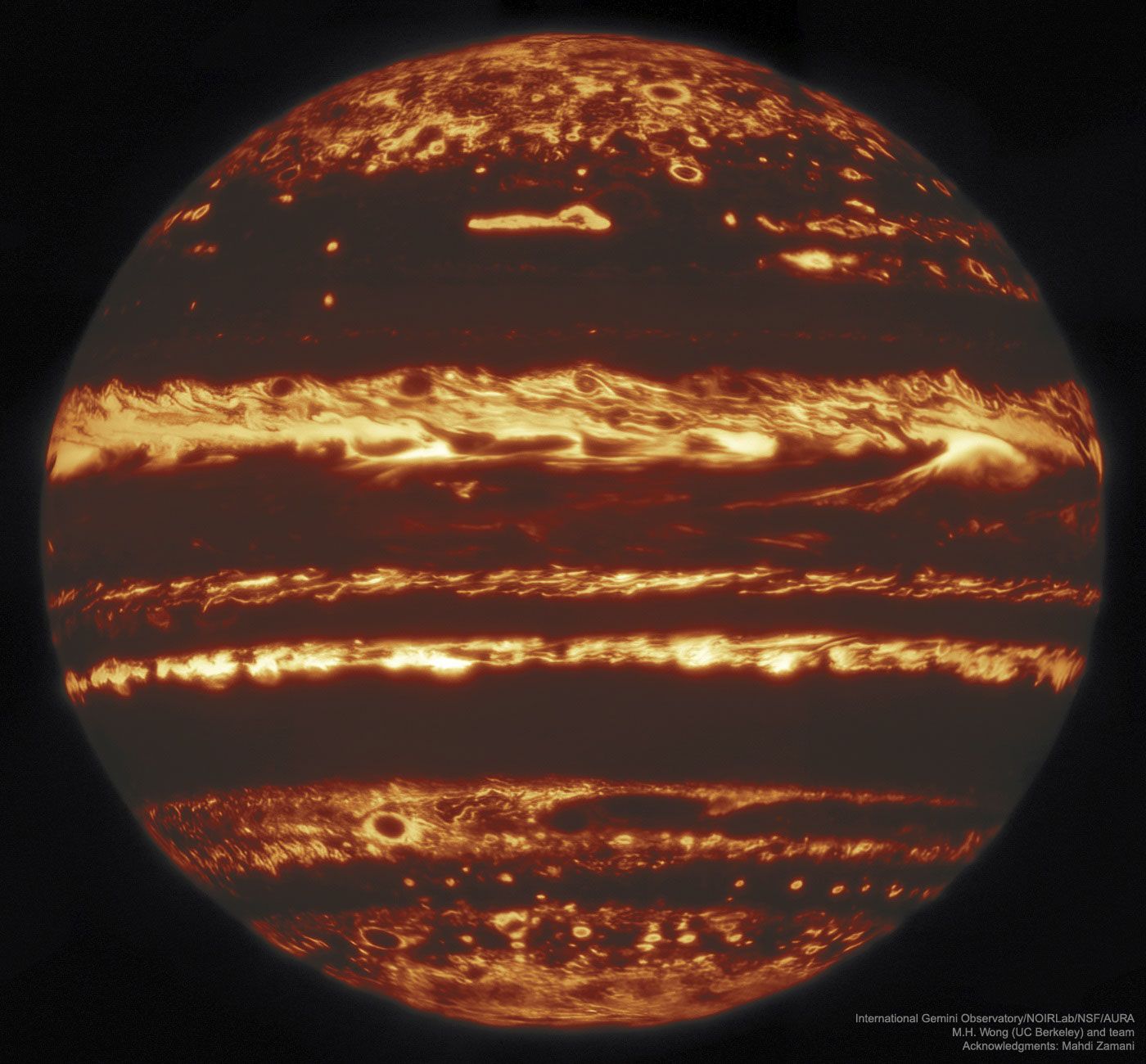 Gemini’den Kızılötesi Jüpiter