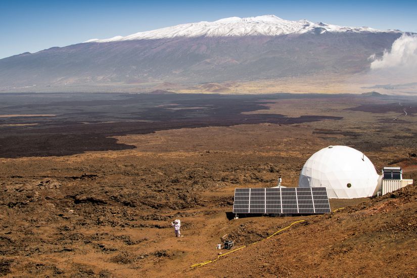 Mauna Loa volkanı eteklerinde Mars yaşantısı simülasyonu