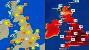 UK Faces Indian Summer And Icy Temperatures