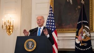 Biden Celebrates Economic Gains And Trade Talks