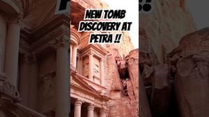 Ancient Tomb Uncovered Beneath Petra's Treasury