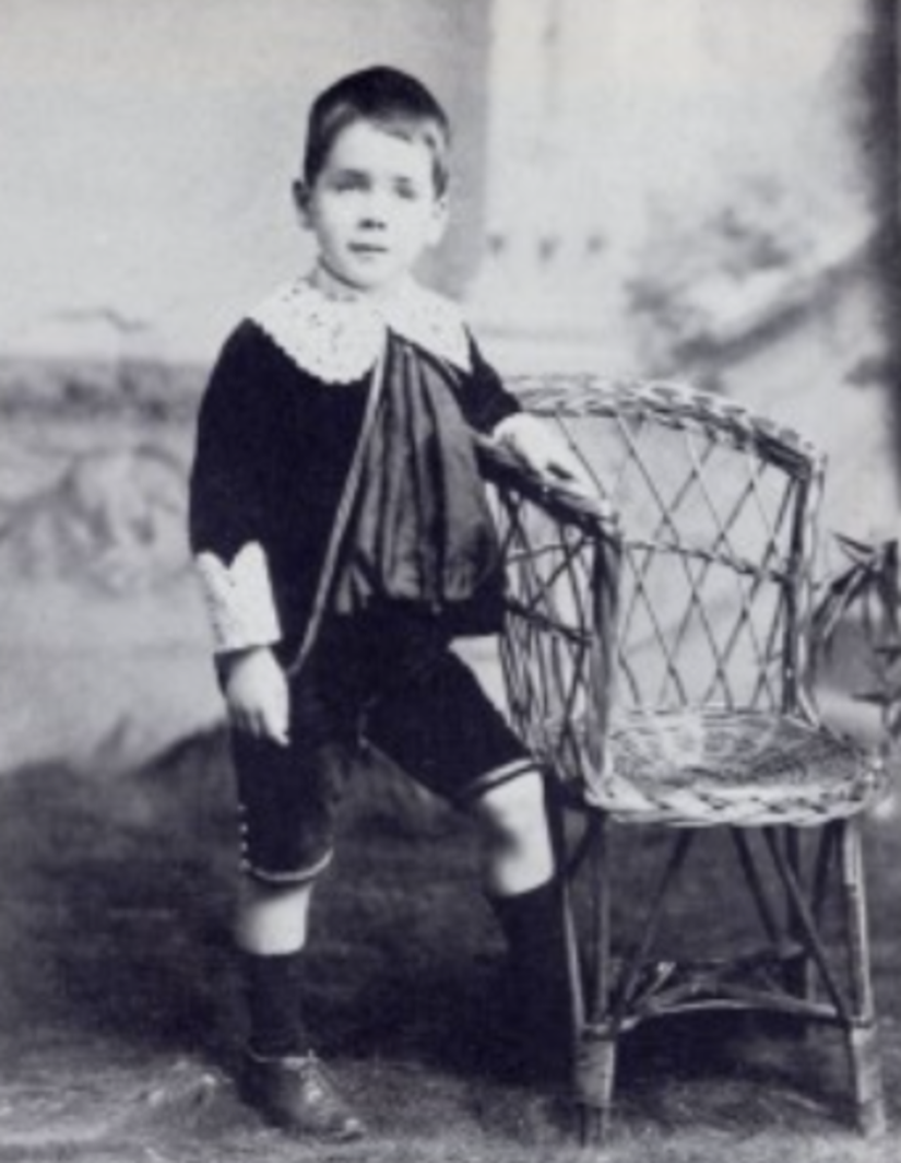 Henry Moseley küçük bir çocukken.