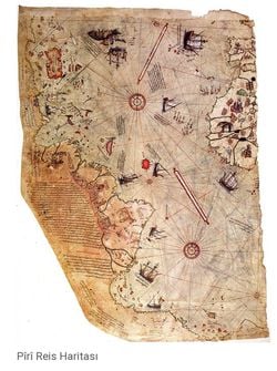 Piri Reis 1513 yılında gitmediği mekânları(Güney Amerika'nın Doğu kıyıları vb.) nasıl haritasına aktardı?