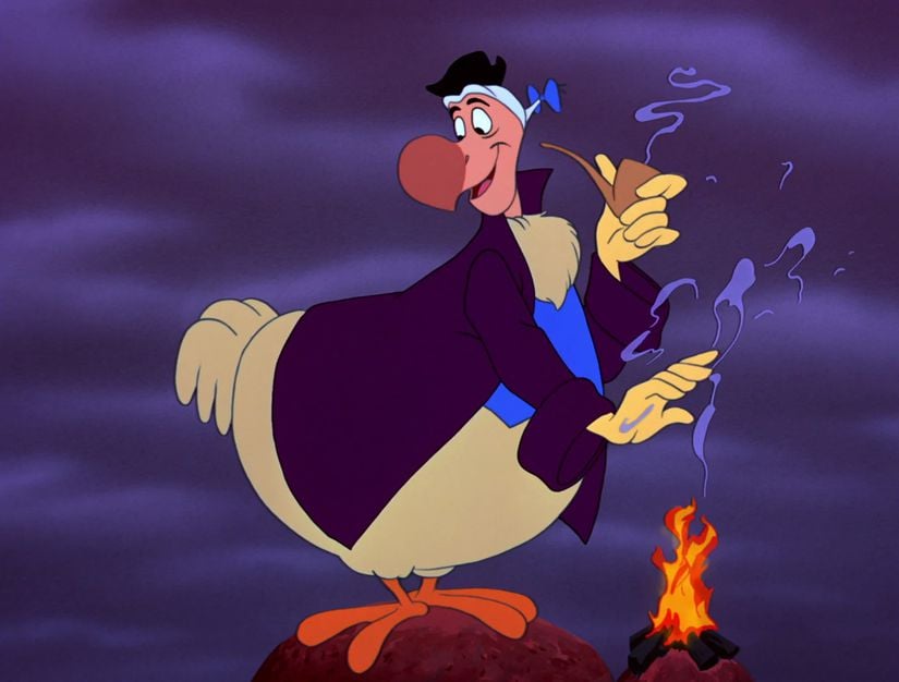 Disney'in 1951 yapımı Alice Harikalar Diyarında uyarlamasında geçen &quot;Pat&quot; isimli dodonun çizimi