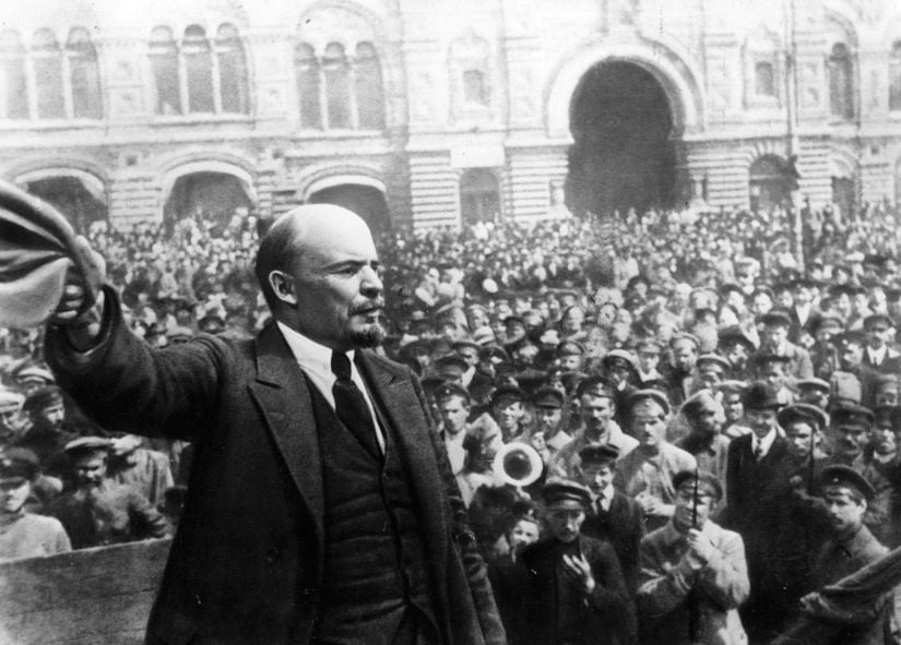 Bolşevik devrim lideri Vladimir Lenin