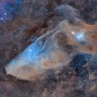 IC 4592: Mavi Atbaşı Yansı Bulutsusu