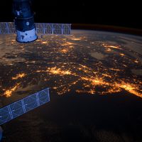  USA's Northeast Megalopolis from Space 