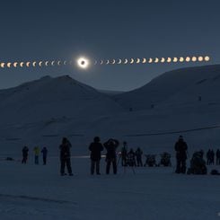  Total Solar Eclipse over Svalbard 