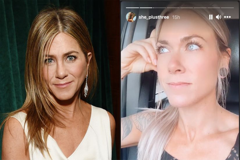 Jennifer Aniston'un doppelgänger'ı