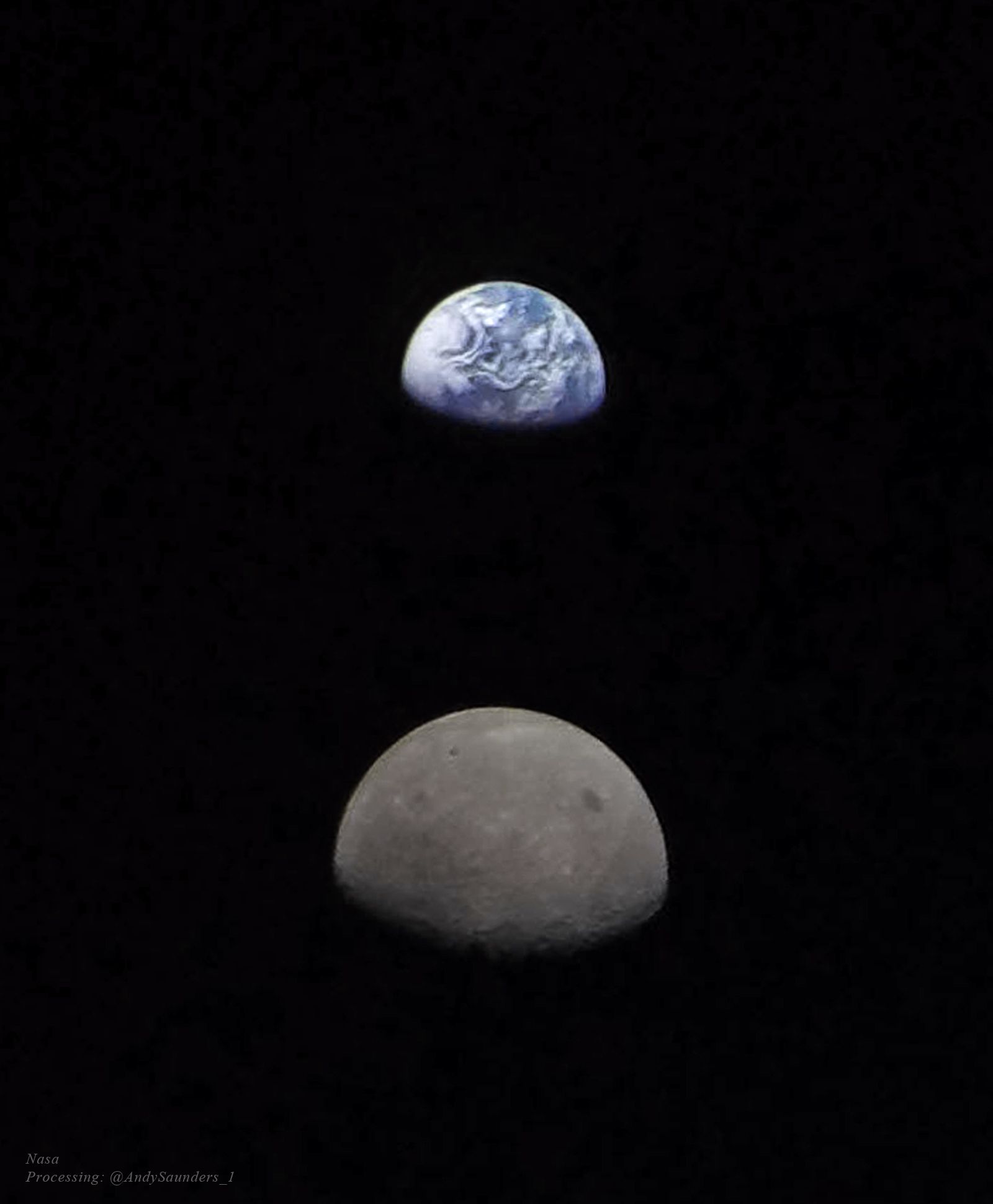 Öteden Dünya ve Ay