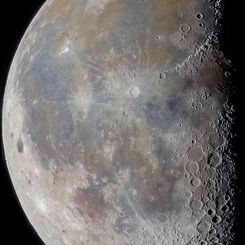  Craters and Shadows at the Lunar Terminator 