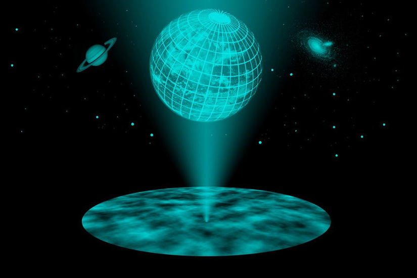 İki boyutlu yüzeyde kodlanmış üç boyutlu cisimlerin verileri, üç boyutlu hologramlar oluşturuyor.