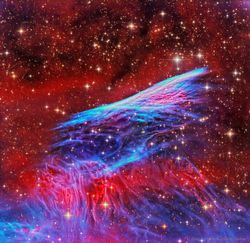 Kalem Bulutsusu Süpernovasının Şok Dalgası