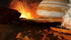 Jüpiter'in Uydusu Io'da Aylarca Süren Devasa Volkanik Patlama