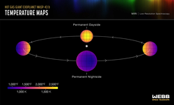NASA Webb, 280 Işık Yılı Uzaklıktaki Gezegenin Hava Haritasını Çıkardı.