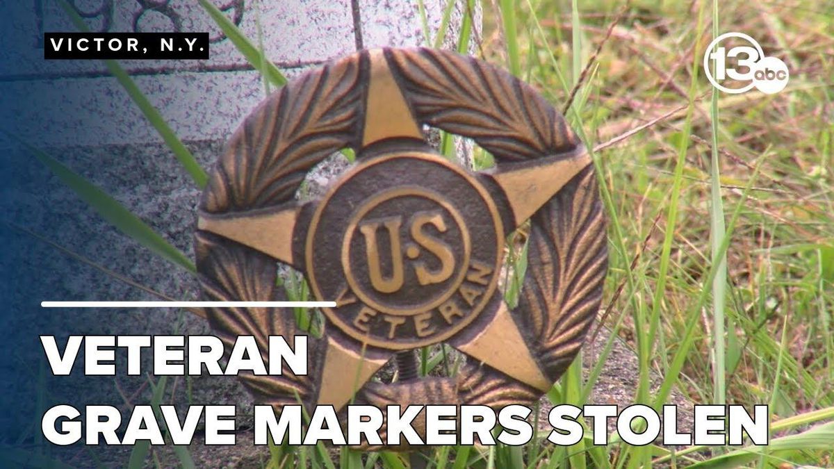 Indiana Police Arrest Duo Linked To Veteran Marker Thefts