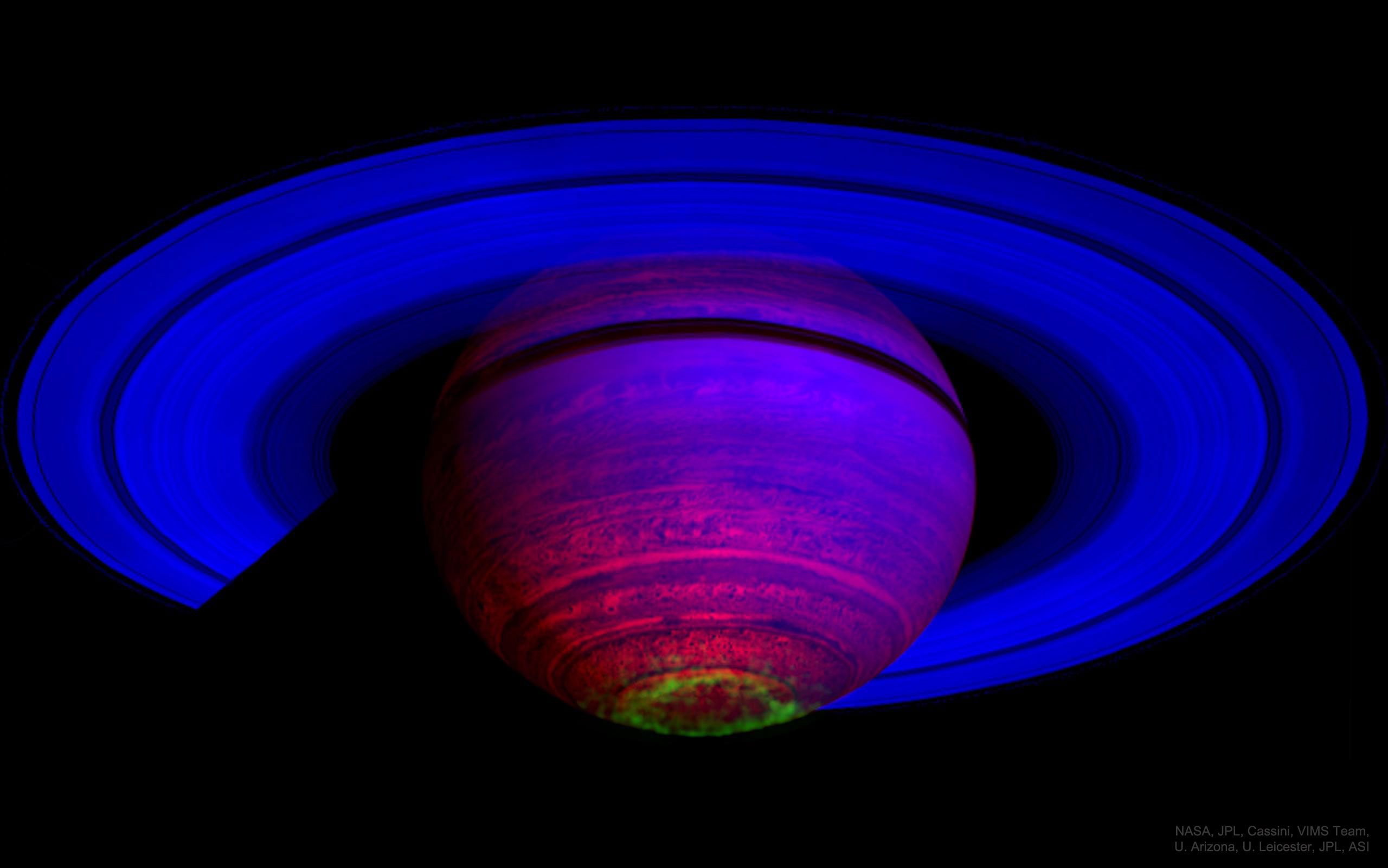 Satürn’ün Dans Eden Auroraları