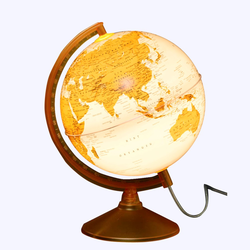 Globe Dünya Küresi: Turuncu, 26 cm, Işıklı