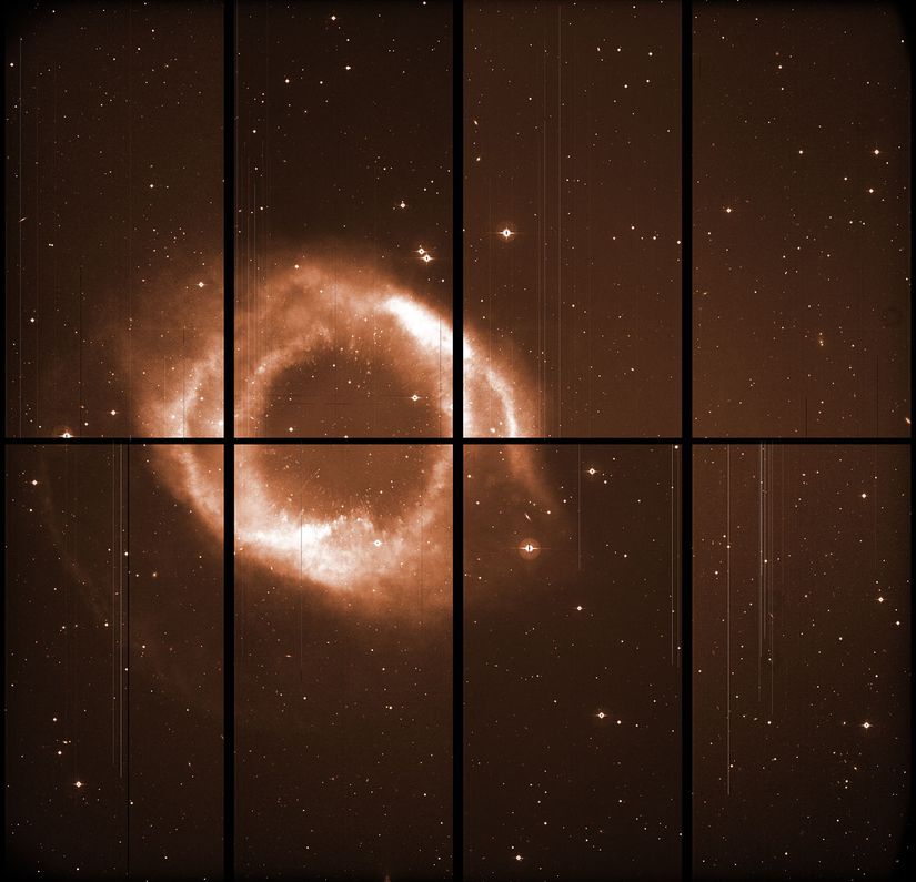 Heliks Nebulası'nın gerçek bir fotoğrafı