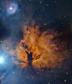 Alnitak ve Alev Nebulası