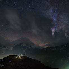  Observatory, Mountains, Universe 