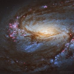 Messier 66’ya Yakın Bakış