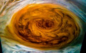 Jupiter's Great Red Spot Shrinks While Growing Taller