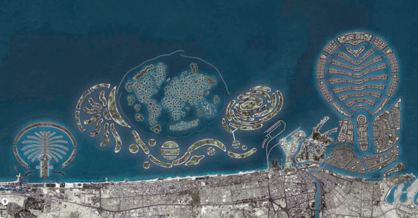 Dubai'nin yapay palmiye adaları