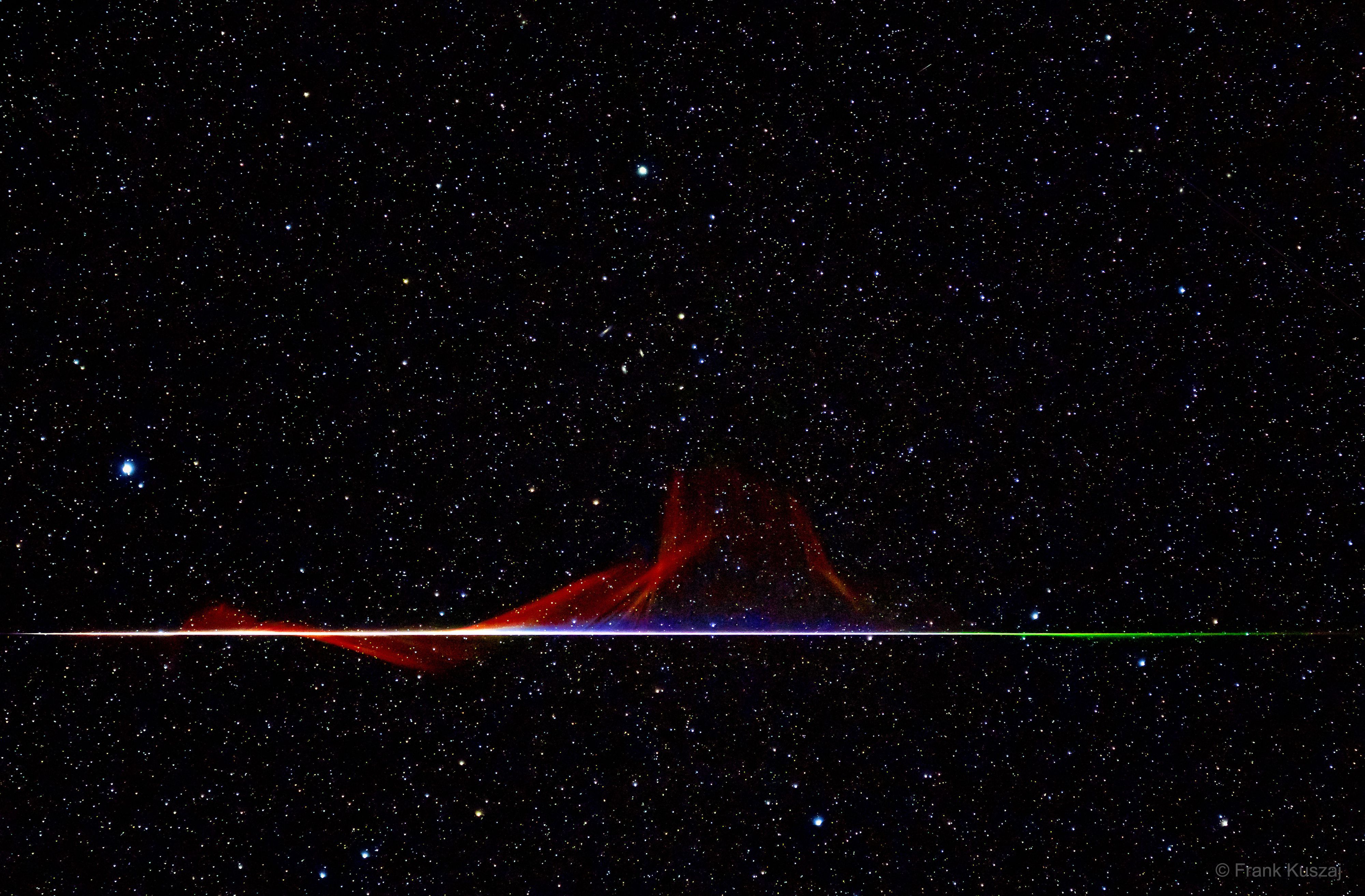 Renkli Bir Quadrantid Meteoru