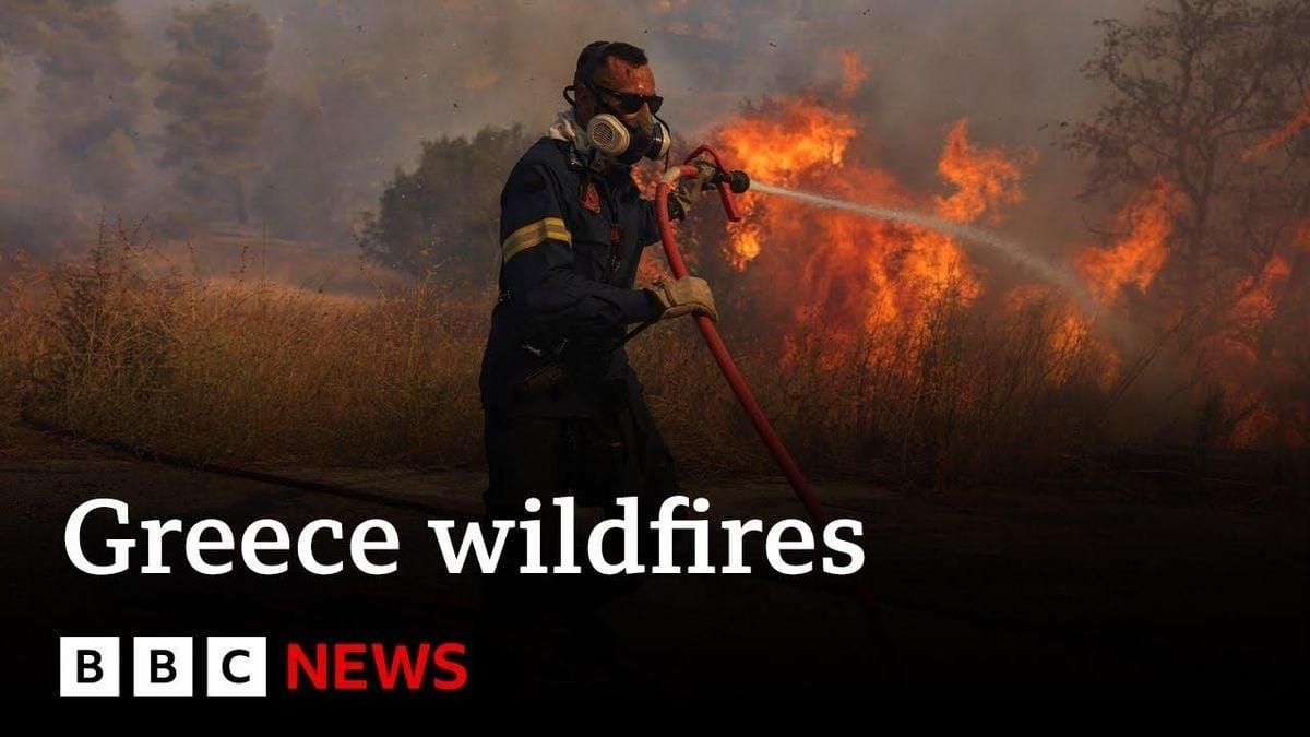 Wildfires Rage Near Athens Prompting Urgent Evacuations - The Pinnacle ...