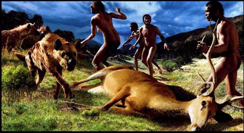 Modern insanın atalarındaki önemli basamaklardan biri olup, ateşi de kontrol etmeyi ilk olarak başaran Homo erectus türü avlanırken; günümüzden 1.5 MYÖ...