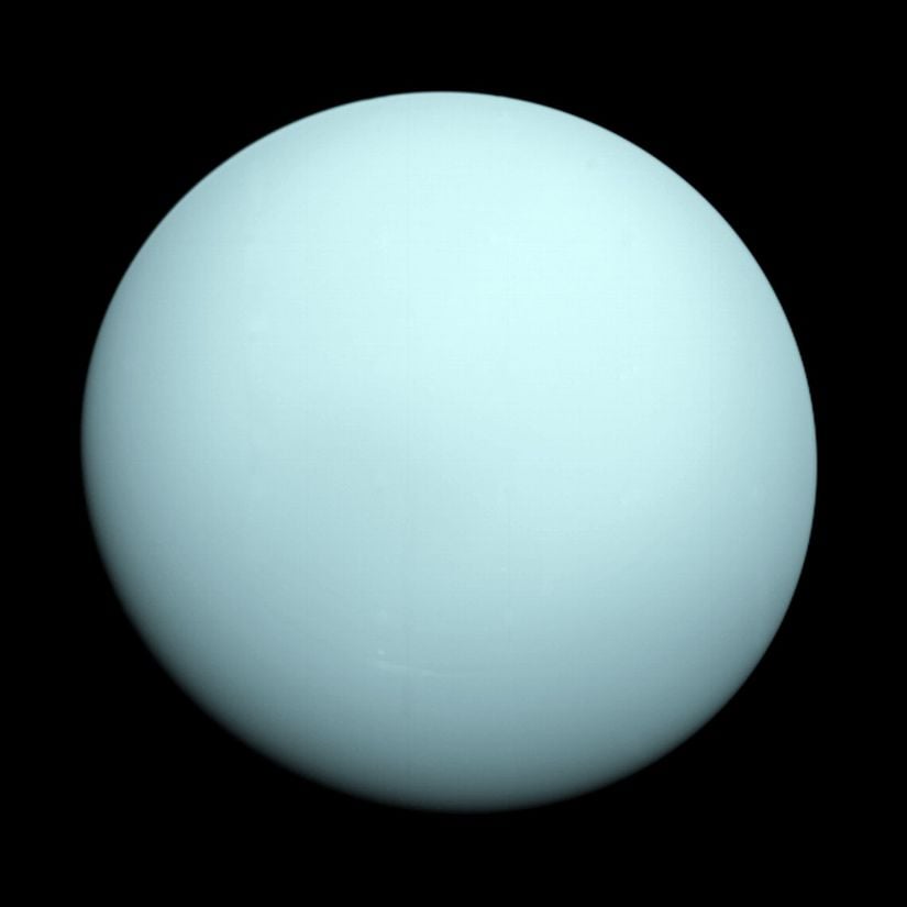 Camgöbeği rengi ile ilgi çeken gezegen: Uranüs. Çıplak gözle gözlemlenebilen son gezegendir.