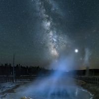  Milky Way over Yellowstone 