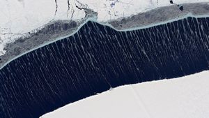 Ice Streaks Across Antarctica Raise Climate Change Alarm