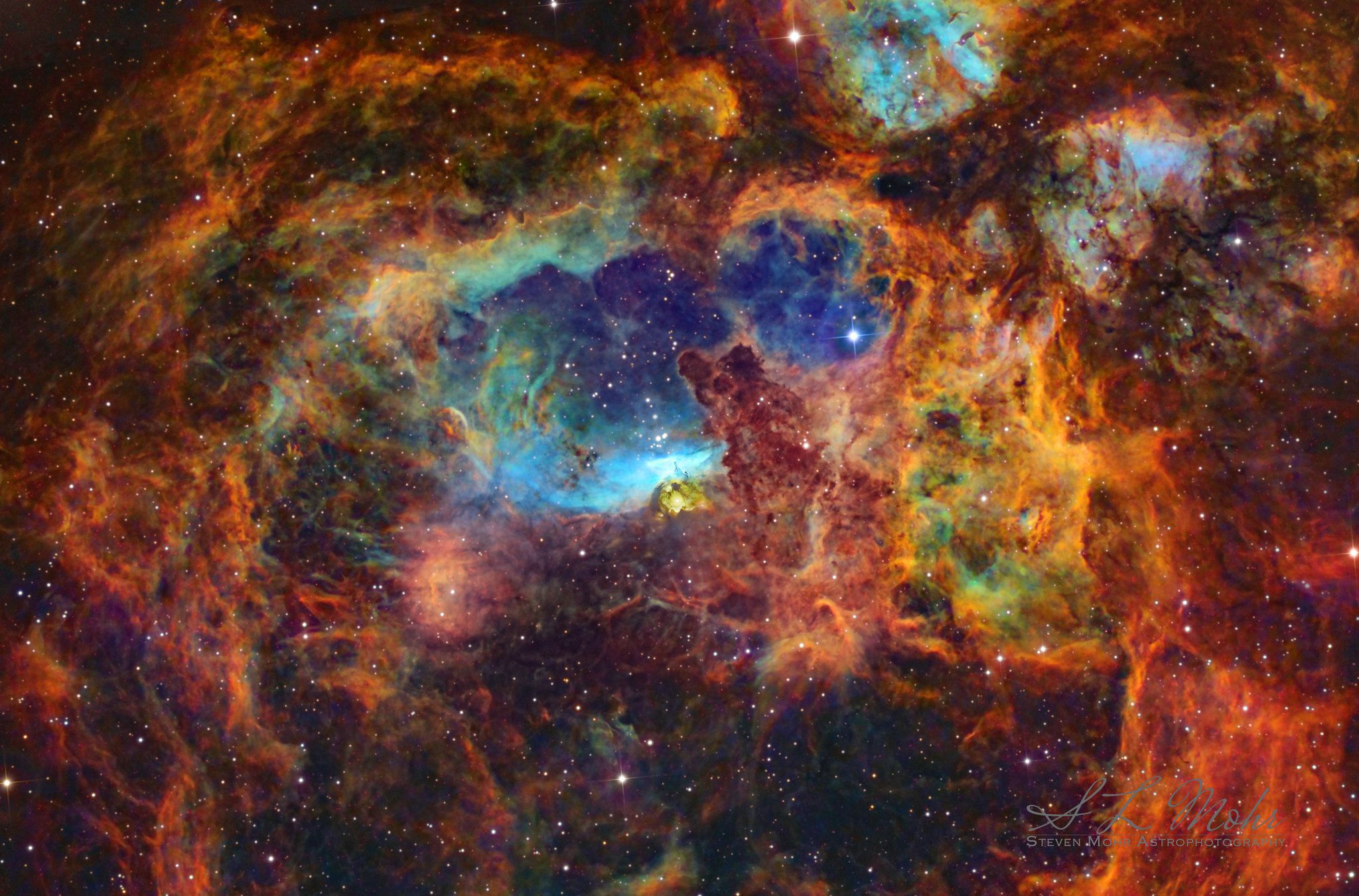 NGC 6357: Istakoz Bulutsusu