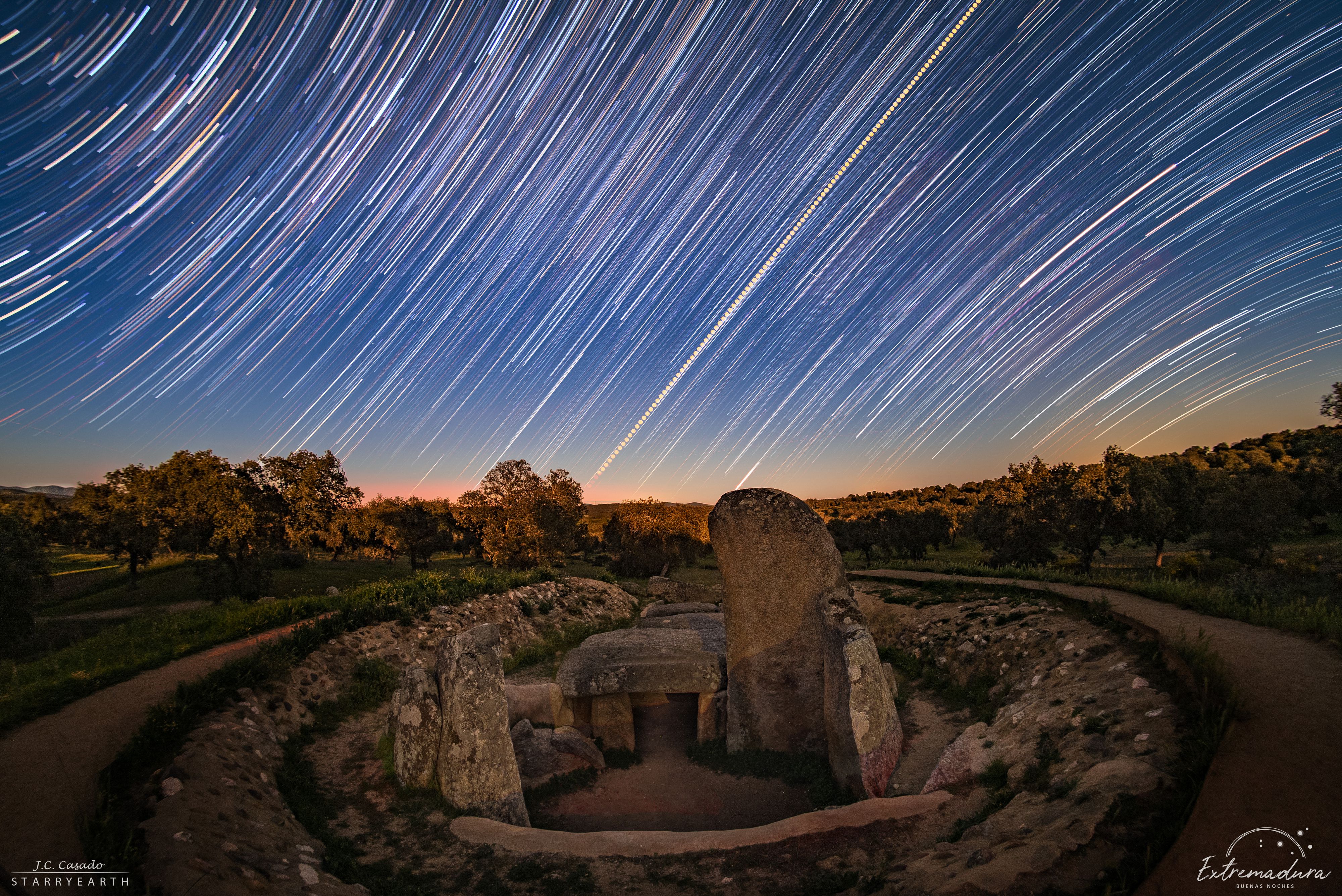  Star Trails and the Equinox Sunrise 