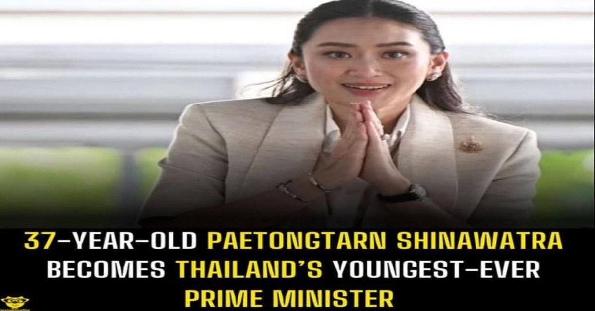 Thailand Welcomes Paetongtarn Shinawatra As Youngest Prime Minister ...