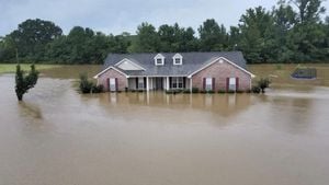 Widespread Flooding Causes Havoc Across England And Wales