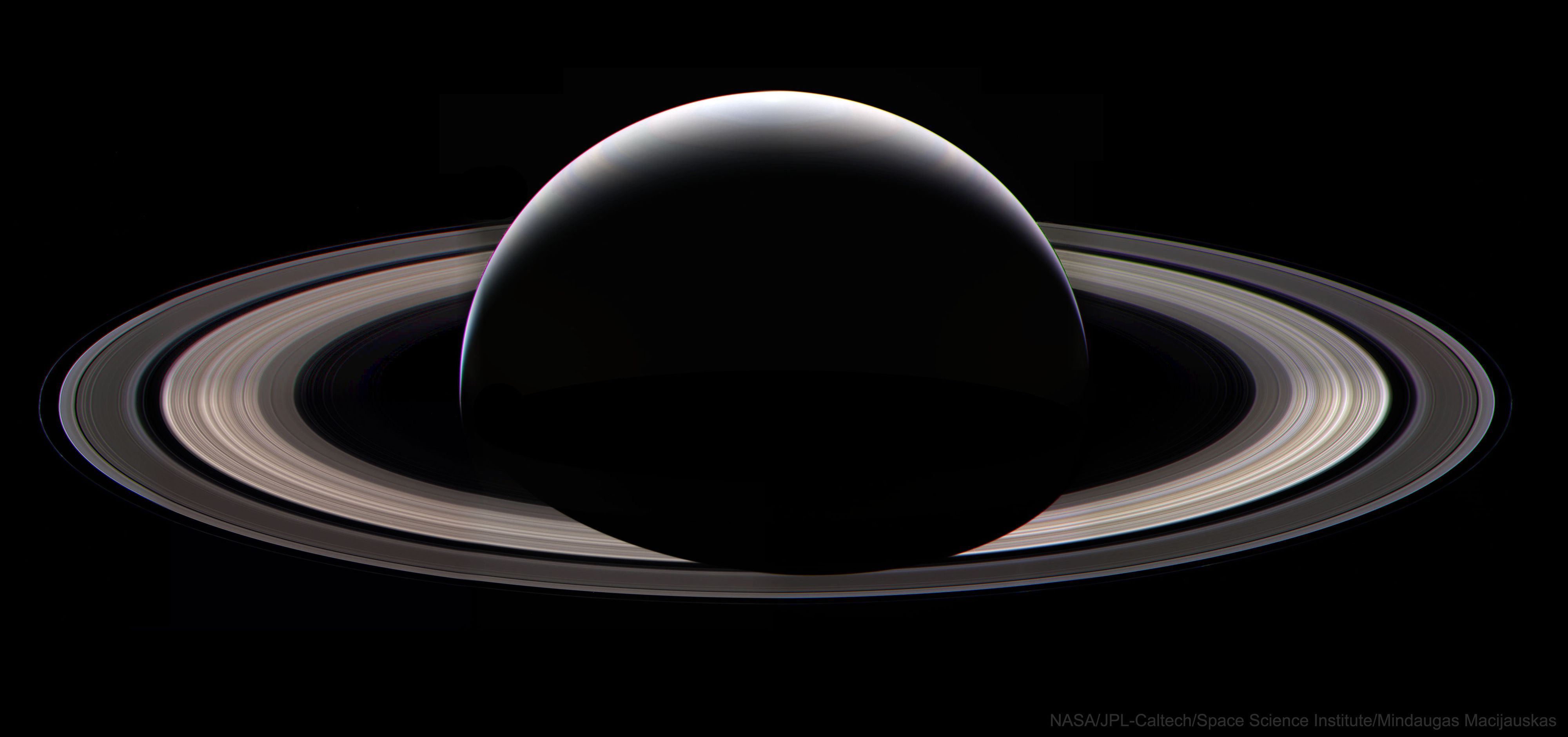  Cassini's Last Ring Portrait at Saturn 