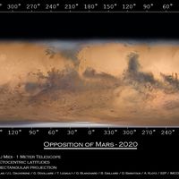 Küresel Harita: Karşı Konumdaki Mars