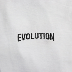 Evolution Nakışlı Premium Pamuk T-Shirt - S