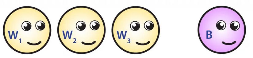 Kütlesiz W ve B bozonları, W+, W-, the Z ve foton yerine, Evrenin başında elektrozayıf simetri kırılmadan önce kuvvet taşıyıcılar olarak var olan elektrozayıf bozonlardı. (Flip Tanedo / Kuantum Günlükleri)For0bes