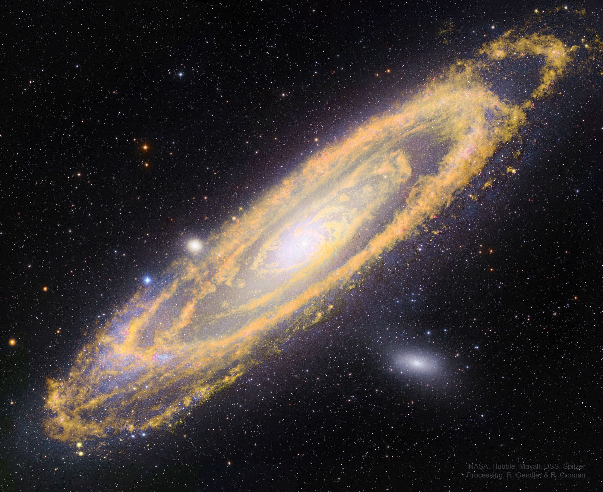 Andromeda'nın Bir Zamanlar Var Olan ve Gelecekte Olacak Yıldızları