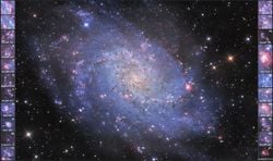 M33’ün Hidrojen Bulutları
