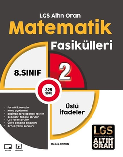 LGS ALTIN ORAN MATEMATİK FASİKÜLLERİ 2 ÜSLÜ İFADELER