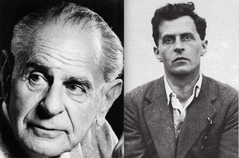 Karl Popper ve bir dil çözümleyici olan Ludwig Wittgenstein