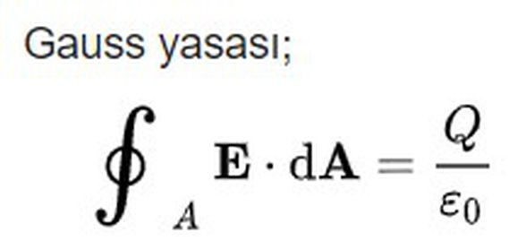 Gauss Yasası