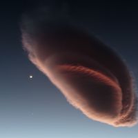  Lenticular Cloud, Moon, Mars, Venus 