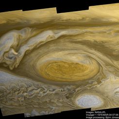  Jupiter's Great Red Spot from Voyager 1 