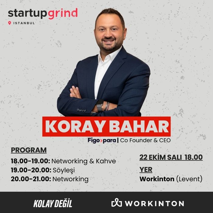 Startup Grind Hosts Koray Bahar